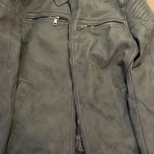 Black Men’s Faux Jacket